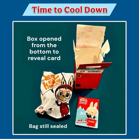 Pop Mart The Monsters Coca-Cola Series Figurine Time to Cool Down - Picture 6 of 16